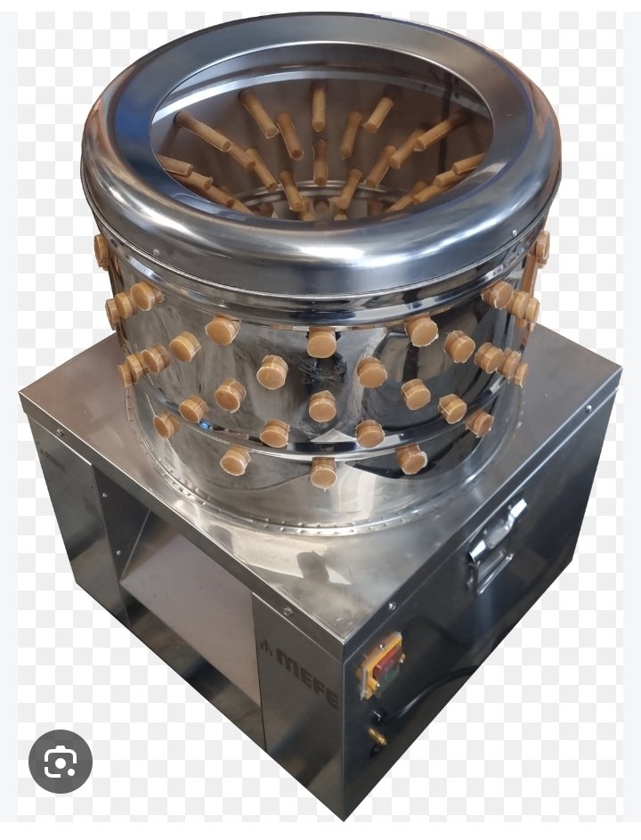 Electric Poultry Chicken De-Feathering Plucker Machine (3 Birds/Batch)