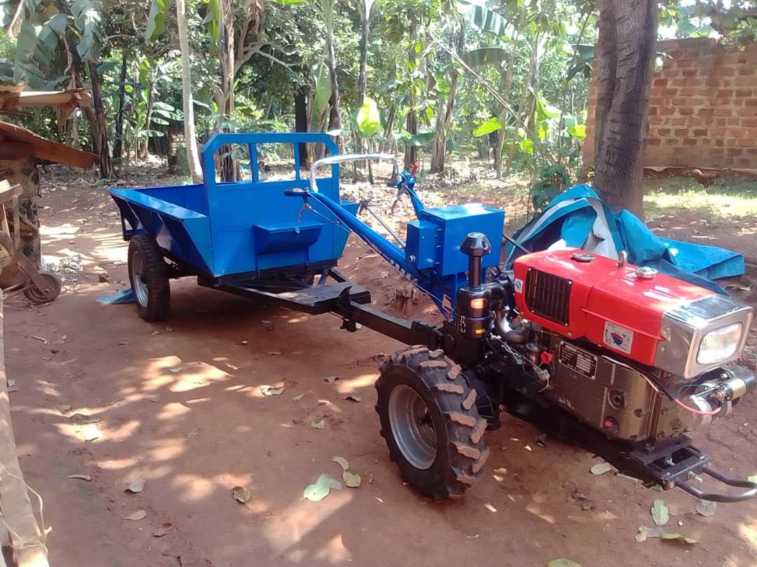 Motorized Walking Paddy Rice & Wheat Reaper Harvester 12HP